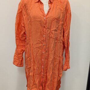 Anthropologie Shirt Dress Size XL
